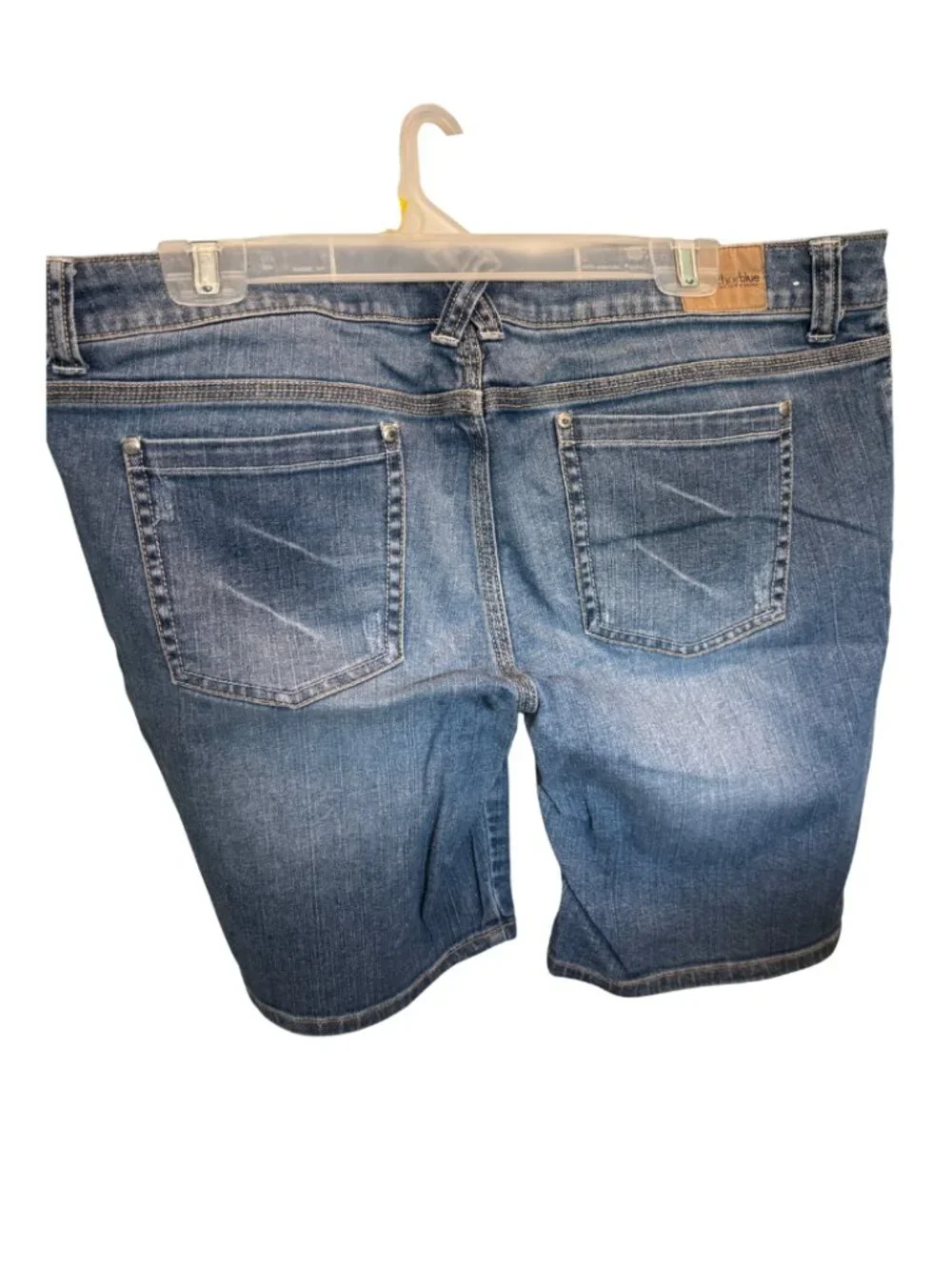 Anchor Blue denim bermuda shorts XL